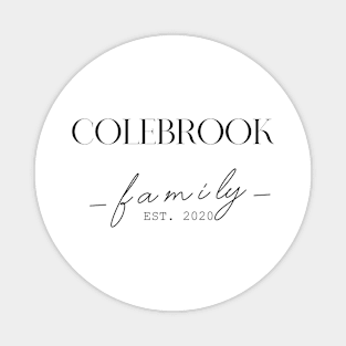 Colebrook Family EST. 2020, Surname, Colebrook Magnet